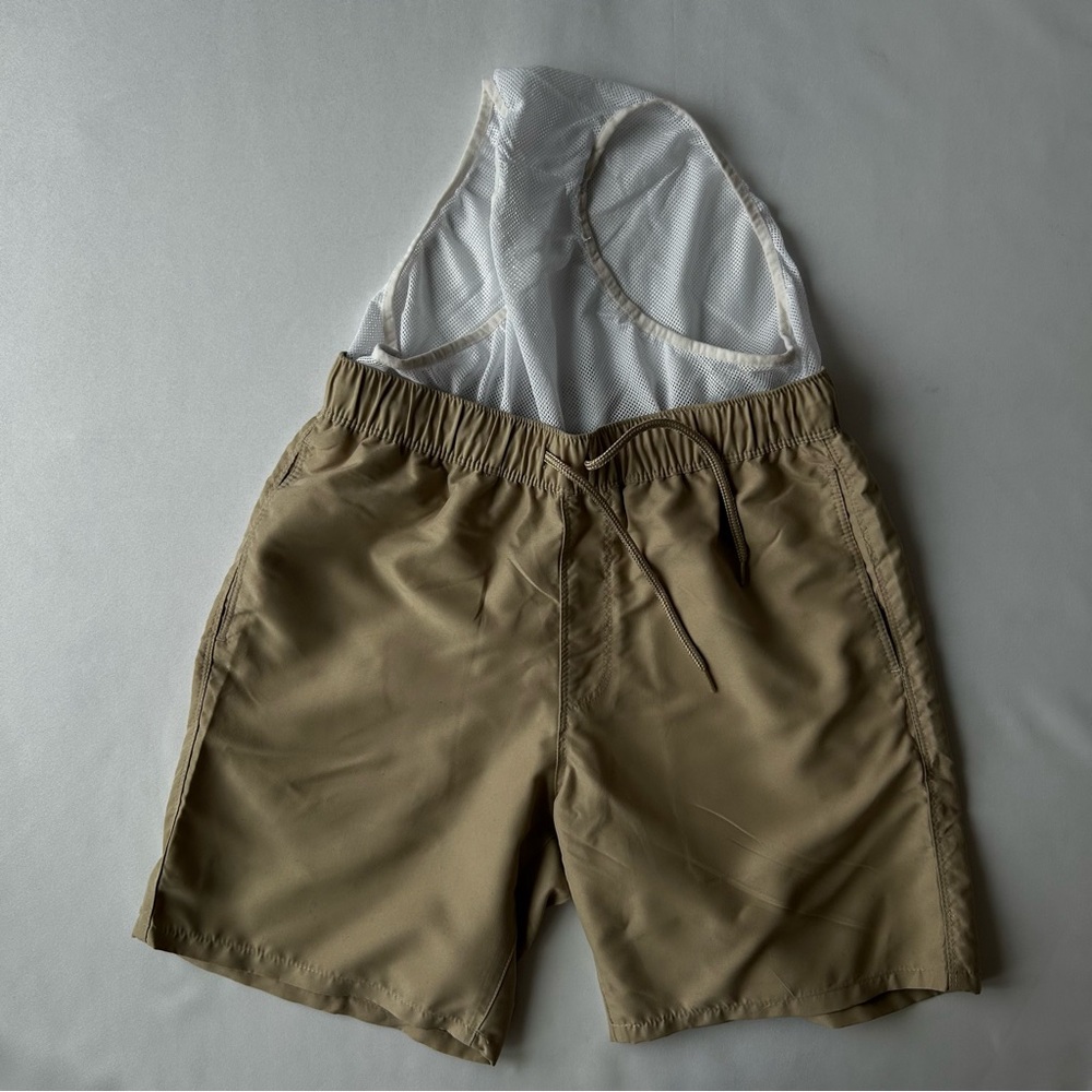 ASOS Men’s Tan Swim Trunks - Picture 4 of 9